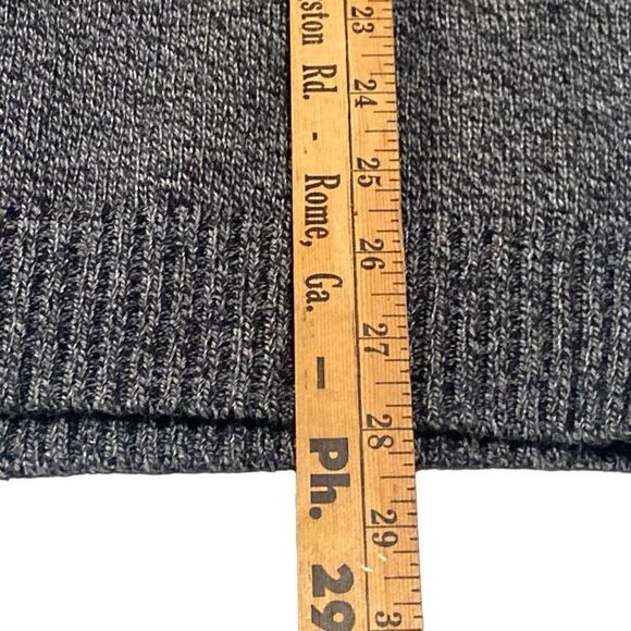 American Eagle Seriously Soft Red Black Gray Colorblock Sweater Men Size Large - Picture 10 of 12